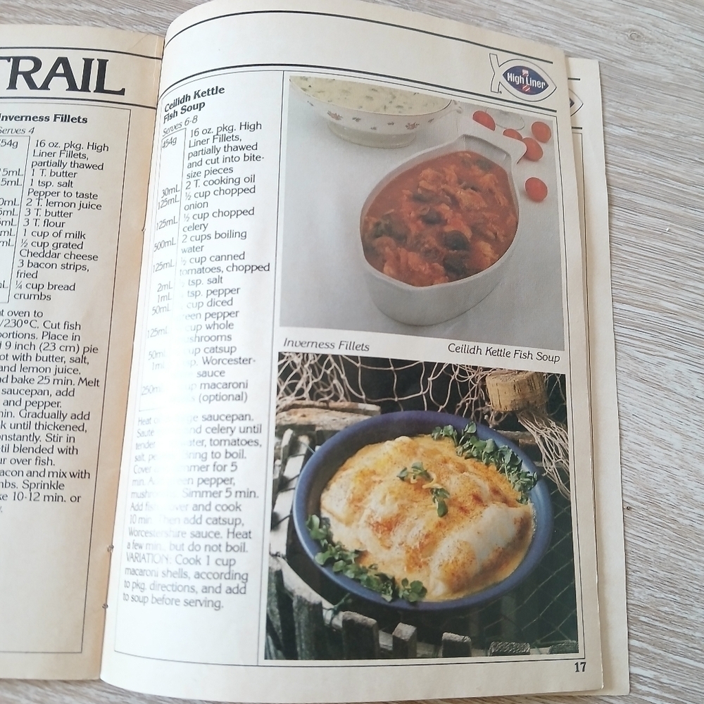 Nova Scotia High Liner Tourist Brochure on Favorite Fish Dishes Colorful 1975 - Picture 10 of 11